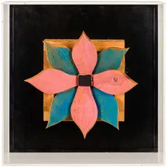 Castelfrentano 1938 / Ninfea, 1999 by Mario Ceroli, Legno dipinto, offered Mar 2024