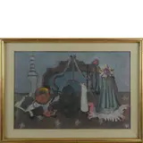 Giuseppe Santomaso, Venezia 1907 - 1990 / Senza titolo, oil on canvas
