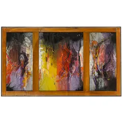 Giancarlo Bargoni, Genova 1936 / Senza titolo,, oil on canvas