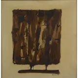 Pietro Consagra, Mazara del Vallo 1920 - Milano 2005 / Fondo bianco, 1960