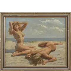Marcel René Herrfeldt, Boulogne-Billancourt 1889 - Monaco di Baviera 1965 / Senza titolo, oil on canvas