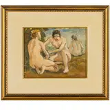 Felice Carena, Cumiana 1879 - Venezia 1966 / Studio di figure