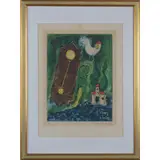 Marc Chagall, Lezna 1887 - Saint Paul de Vence 1985 / Senza titolo, lithograph a colori on paper
