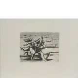 Pablo Picasso, Malaga 1881 - Mougins 1973 / Senza titolo, etching in b/n on paper