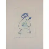 Max Ernst, Bruhl 1891 - Parigi 1976 / Cornegidouille cornes au cul, 1971, lithograph a colori on paper