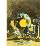 Graham Sutherland, Londra 1903 - 1981 / Landscape with Forest and Rock, 1977, lithograph a colori on paper