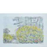 Michele Cascella, Ortona 1892 - Milano 1989 / Senza titolo, screenprint a colori on paper