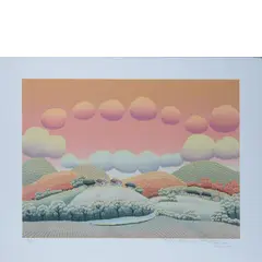 Ivan Rabuzin, Kljuc di Novi Morof 1921 / Senza titolo, 1976, screenprint a colori on paper