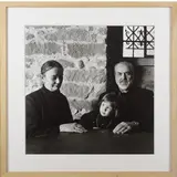 Brunella Longo, Cassino 1965 / Michelangelo Pistoletto, Maria Pioppi ed Elettra, 2003, Stampa agli alogenuri d'argento
