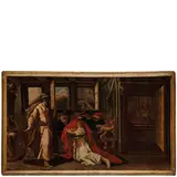 Pietro Lucatelli, Abramo e Melchisedek / Scena dall'Antico Testamento, oil on canvas