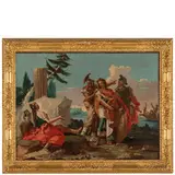 Armida abbandonata da Rinaldo by Francesco Lorenzi, oil on canvas, offered Mar 2024