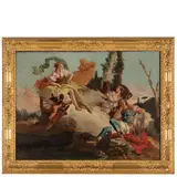 Rinaldo incantato da Armida by Francesco Lorenzi, oil on canvas, offered Mar 2024