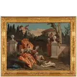 Rinaldo e Armida nel suo giardino magico by Francesco Lorenzi, oil on canvas, offered Mar 2024