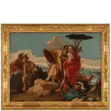 Rinaldo e il mago by Francesco Lorenzi, oil on canvas, offered Mar 2024