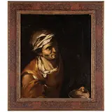 Pietro Bellotti, Ritratto d'uomo con ciotola, oil on canvas