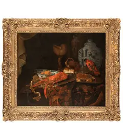 Barend van der Meer, Natura morta, oil on canvas