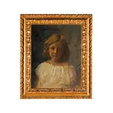 Rubens Santoro, Mongrassano, 1859 - Napoli, 1942 / Ritratto di Tecla / Firmato Rubens Santoro in basso a destra, titolo e data 1919 sul telaio, oil on canvas