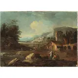 Giuseppe Zais, Paesaggio con figure