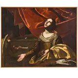Francesco Guarini, Santa Cecilia, oil on canvas