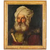 Lorenzo Tancini, Ritratto d'uomo con turbante, oil on canvas