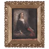 Bartolomeo Giuliano, Susa, 1825 - Milano, 1909 / Jacopo Frascati in prigrione / Monogramma BG in basso a sinistra, oil on cardboard