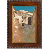 Castrogiovanni, 1855 - Napoli, 1937 / Paesaggio con casolare / Firmato P Vetri in basso a destra by Paolo Vetri, oil on tavoletta, offered Mar 2024