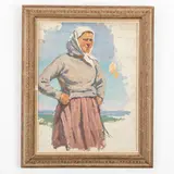 Olexandr Grigorovich Maksimenko, Vilkhovatka, 1916 - Kyiv, 2011 / Ritratto di contadina