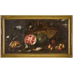 Simone del Tintore, Natura morta, oil on canvas