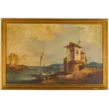 Giuseppe Bernardino Bison, Capriccio, oil on canvas