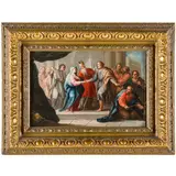 Francesco Minorello, Il matrimonio della Vergine / La Visitazione, oil on canvas