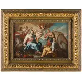Francesco Minorello, Riposo nella fuga in Egitto / La circoncisione, oil on canvas