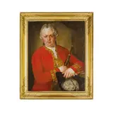 Louis Gabriel Blanchet, Ritratto di Sir Marc, segretario del cardinale François-Joachim Pierre de Bernis (1715 - 1794) / Firmato e datato in basso a destra, oil on canvas