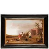 Giacobbe e Rachele al pozzo / Firmato in basso a destra by Cornelis Adamsz Willaerts, oil on panel, offered Jun 2024