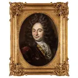 Antonio David, Ritratto di gentiluomo, circa 1730, oil on copper convesso