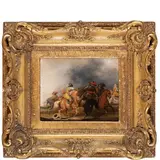 Palamedes Palamedesz., Scontro di cavalleria, oil on panel