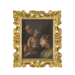 Carlo Preda, Matrimonio mistico di Santa Caterina, oil on panel