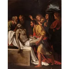 Antonio Carracci, Cristo deposto nel sepolcro, oil on canvas