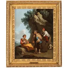 Paolo Monaldi, Concerto campestre, oil on canvas