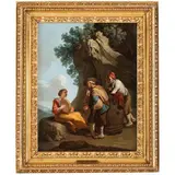 Paolo Monaldi, Concerto campestre, oil on canvas