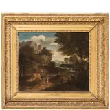 Gaspard Dughet, Veduta nei pressi di Villa Adriana, 1650 circa
