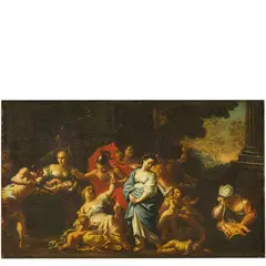 Strage degli innocenti by Michele Rocca, oil on canvas, offered Jun 2024
