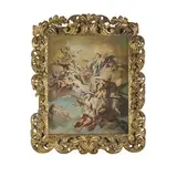 Carlo Carlone, Bozzetto raffigurante Santa Maria Maddalena condotta dagli angeli al cospetto della Santissima Trinità per l'affresco sulla volta della chiesa della Maddalena a Lodi, oil on canvas