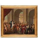 Federico Peschiera, Pino Soprano, 1814 - Oceano Atlantico, 1854 / Corteggio di Arianna, oil on canvas
