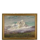 Leonardo Roda, Racconigi, 1868 - Torino, 1933 / Pascolo al Giomein ai piedi del Cervino / Firmato L Roda e datato 1920 in basso a destra