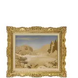 Oreste Albertini, Torre del Mangano, 1887 - Besana, 1953 / Veduta del lago di Antermoia, Vigo di Fassa / Firmato O Albertini e datato 1929 in basso a destra, oil on panel