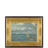 Beppe Ciardi, Venezia, 1875 - Quinto di Treviso, 1932 / Brezza d'estate / Firmato Beppe Ciardi in basso a sinistra, oil on cardboard