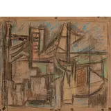 Emilio Vedova, Venezia 1919 - 2006 / Cantiere, 1945