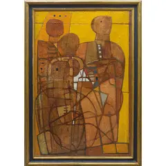 Genova 1922 - Milano 1986 / Concerto, 1950 by Emilio Scanavino, oil on canvas, offered Jul 2024