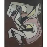 Mattia Moreni, Pavia 1920 - Brisighella 1999 / Costruzione, 1948
