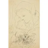 Pablo Picasso, Malaga 1881 - Mougins 1973 / Maternità, 1938, Incisione su carta